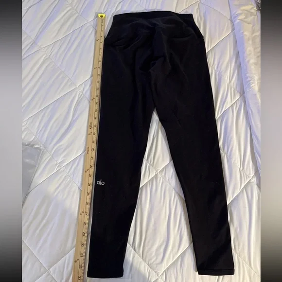 Alo High Waist Airbrush Leggings Black Size S - Picture 5 of 8